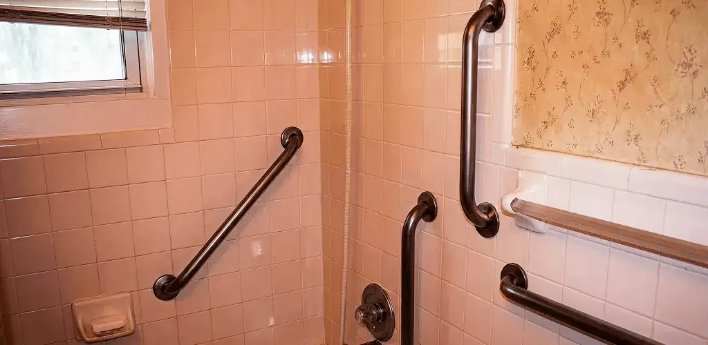 Shower grab bar installation for bathroom safety and accessibility in Staten Island, NY
