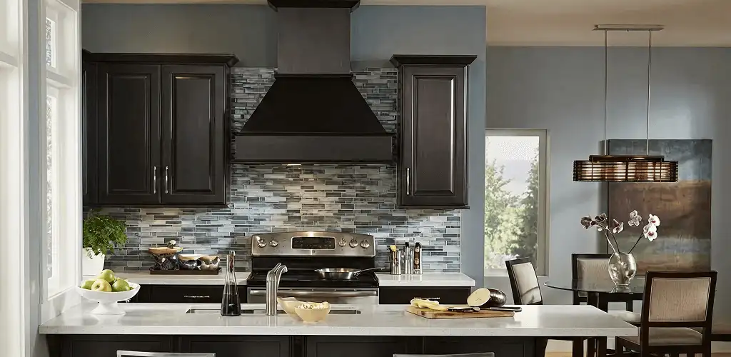 Kitchen cabinet painting and refinishing in a modern kitchen in Staten Island, NY